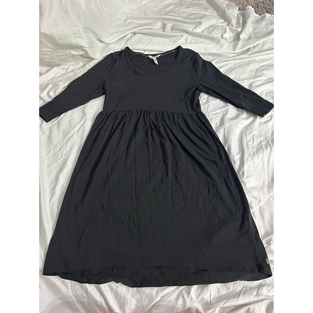 Matilda Jane Clothing Camp MJC The Discovery Dress 3/4 Sleeve Black Women's M